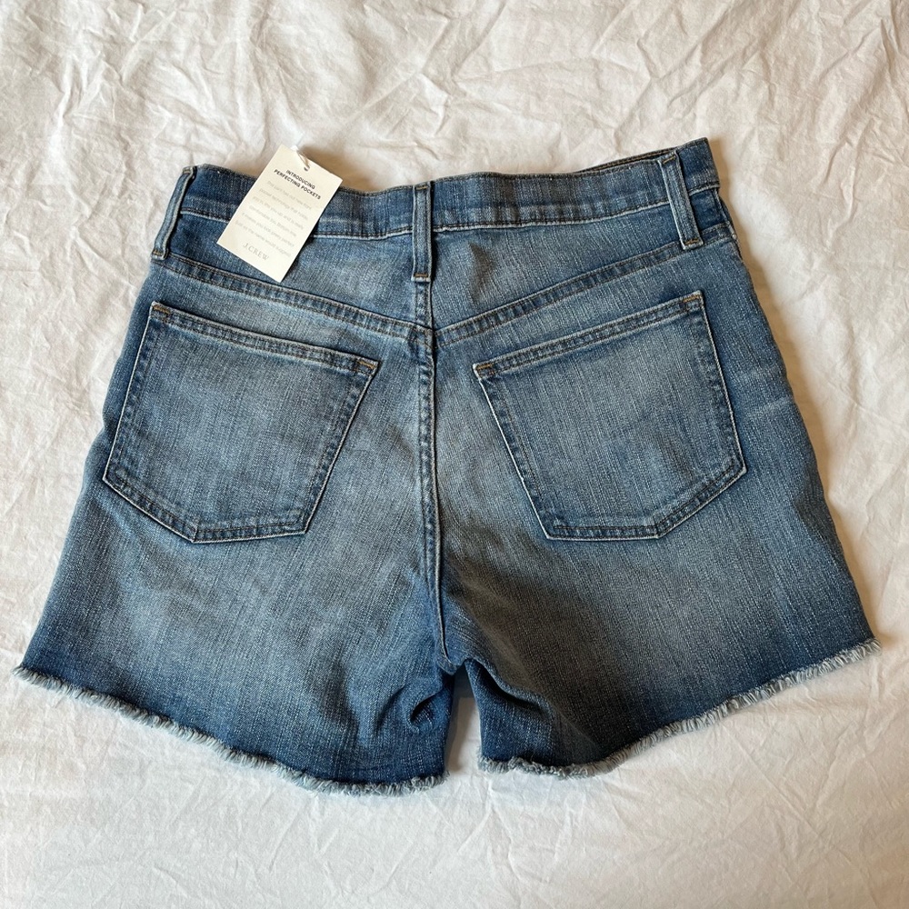 [NWT] J.Crew High Rise Button Fly Denim Shorts - Picture 2 of 3